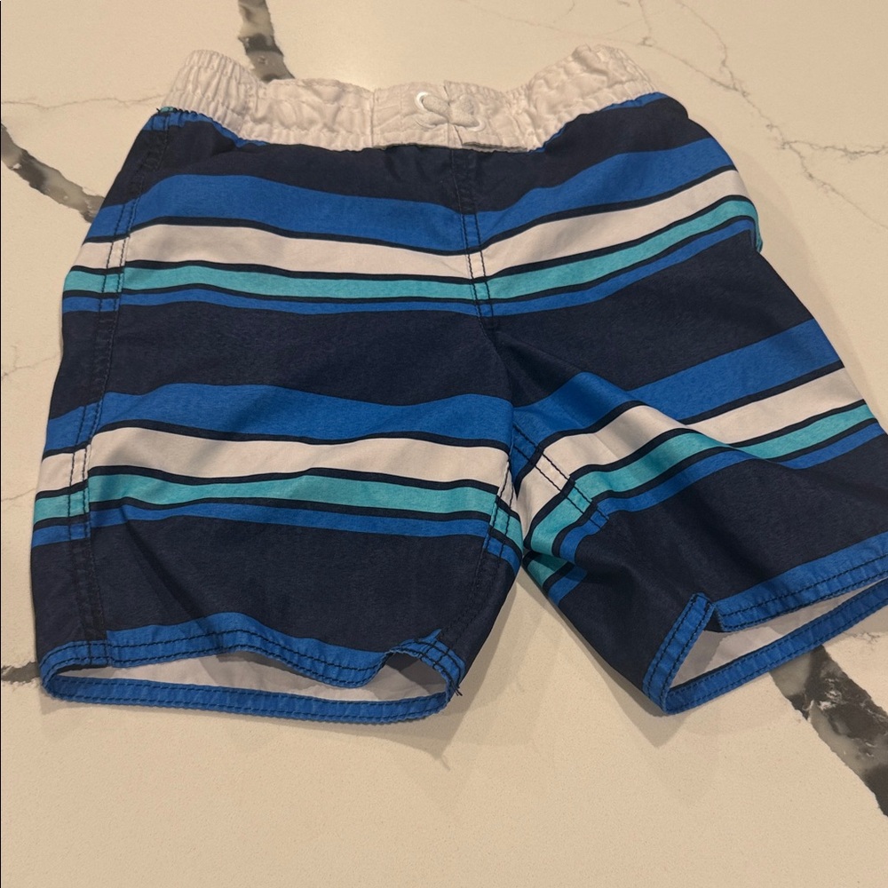 Old Navy Kids Blue Striped Shorts